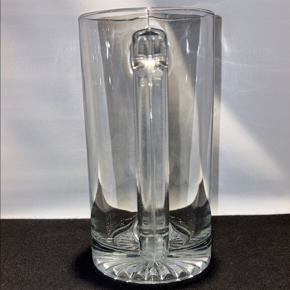 Large Clear Glass Beer Mug - Picture 4 of 8